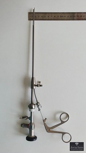 Гистероскоп и инструменты для офисной гистероскопии, демонстрация без наркоза